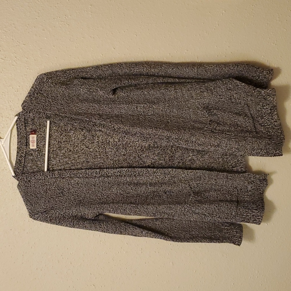 So Cardigan Black & White Small with Pockets